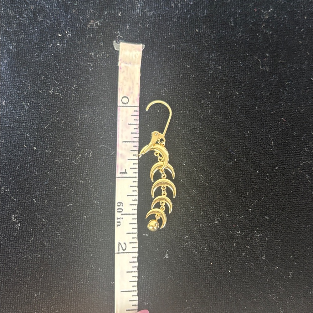 14kt Gold Dangle Earrings - Picture 8 of 8